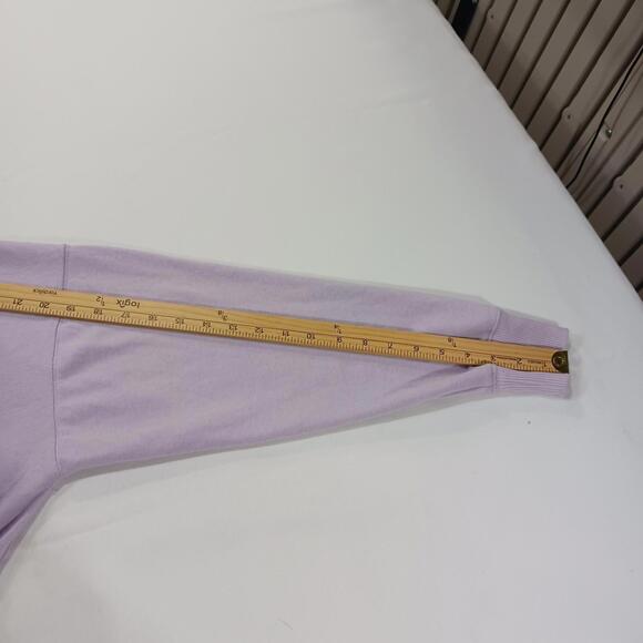 Aeropostale RN#15379 Women's Lavender Cotton Blend Cropped Hoodie Jacket Size M - Picture 8 of 16